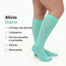 Meia de Compressão ConfortLife™ Alívio para Pernas Cansadas e Inchadas (20-30 mmHg)