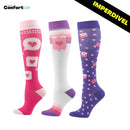 Kit 3 Pares de Meia Compressão 20-30 mmHg - Like Rosa