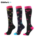 Kit 3 Pares de Meia Compressão 20-30 mmHg - Torino