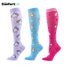 Kit 3 Pares de Meia Compressão 20-30 mmHg - Pets