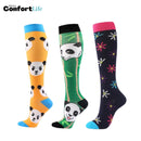 Kit 3 Pares de Meia Compressão 20-30 mmHg - Panda