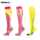 Kit 3 Pares de Meia Compressão 20-30 mmHg - Robot Rosa