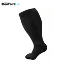 Meias de Compressão ConfortLife Plus Size - Preta