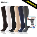 Kit 6 Pares de Meia Compressão 20-30 mmHg - Lisas - COMPRE 4 LEVE 6 + Brinde (PROMO)