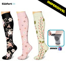 Kit 3 Pares de Meia Compressão 20-30 mmHg - Jardim - COMPRE 2 LEVE 3 + Brinde (PROMO)