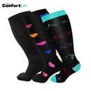 Kit Plus Size 3 Pares de Meias Compressão 20-30mmHg - Harajuku