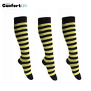 Kit 3 Pares de Meia Compressão 20-30 mmHg - Abelha