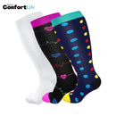 Kit Plus Size 3 Pares de Meias Compressão 20-30mmHg - Kreuzberg