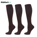 Kit 3 Pares de Meia Compressão 20-30 mmHg - Marrons