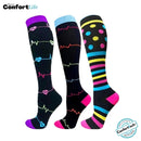 Kit 3 Pares de Meia Compressão 20-30 mmHg - Buenos Aires