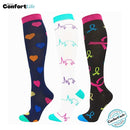 Kit 3 Pares de Meia Compressão 20-30 mmHg - Nova Delhi