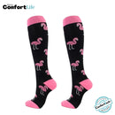 Kit 2 Pares de Meia Compressão 20-30 mmHg - Flamingo