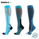 Kit 3 Pares de Meia Compressão 20-30 mmHg - Iron Sport