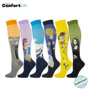 Kit 6 Pares de Meia Compressão 20-30 mmHg - Divertida