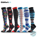 Kit 6 Pares de Meia Compressão 20-30 mmHg - Life (Premium)