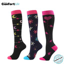 Kit 3 Pares de Meia Compressão 20-30 mmHg - Torino