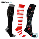 Kit 3 Pares de Meia Compressão 20-30 mmHg - Save Medical