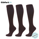 Kit 3 Pares de Meia Compressão 20-30 mmHg - Marrons