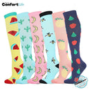 Kit 6 Pares de Meia Compressão 20-30 mmHg - Africa