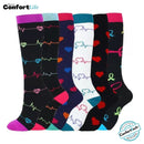 Kit 6 Pares de Meia Compressão 20-30 mmHg - Russia