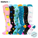 Kit 6 Pares de Meia Compressão 20-30 mmHg - Chile