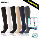 Kit 6 Pares de Meia Compressão 20-30 mmHg - Lisas - COMPRE 4 LEVE 6 + Brinde