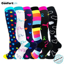 Kit 6 Pares de Meia Compressão 20-30 mmHg - França