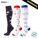 Kit 3 Pares de Meia Compressão 20-30 mmHg - Enfermagem