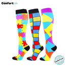 Kit 3 Pares de Meia Compressão 20-30 mmHg - Colors