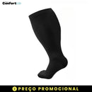 Meias de Compressão ConfortLife Plus Size - Preta