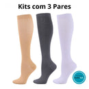 Meia de Compressão ConfortLife™ Alívio para Pernas Cansadas e Inchadas (20-30 mmHg)