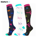 Kit 3 Pares de Meia Compressão 20-30 mmHg - Nova Delhi