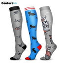 Kit 3 Pares de Meia Compressão 20-30 mmHg - Paris