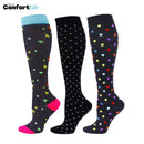 Kit 3 Pares de Meia Compressão 20-30 mmHg - Roma