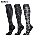 Kit 3 Pares de Meia Compressão 20-30 mmHg - São Paulo