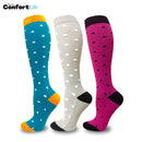 Kit 3 Pares de Meia Compressão 20-30 mmHg - Tóquio