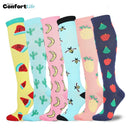 Kit 6 Pares de Meia Compressão 20-30 mmHg - Africa