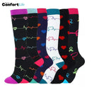 Kit 6 Pares de Meia Compressão 20-30 mmHg - Russia