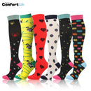 Kit 6 Pares de Meia Compressão 20-30 mmHg - Brasil