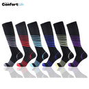 Kit 6 Pares de Meia Compressão 20-30 mmHg - Treino Black