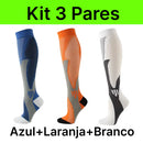 Kit 3 Pares de Meia Compressão 20-30 mmHg - Esportes - [COMPRE 2 LEVE 3]